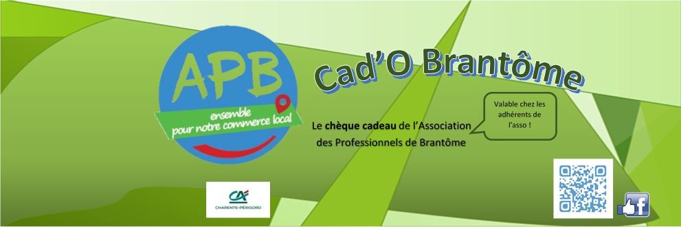 Association des Professionnels Brantôme  - CHEQUE CADEAU BRANTOME 
